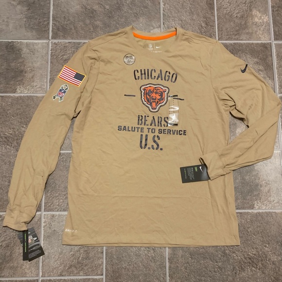bears salute to service long sleeve